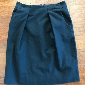 Fendi Black A-line Pleated Mini Skirt Sz 2/38IT